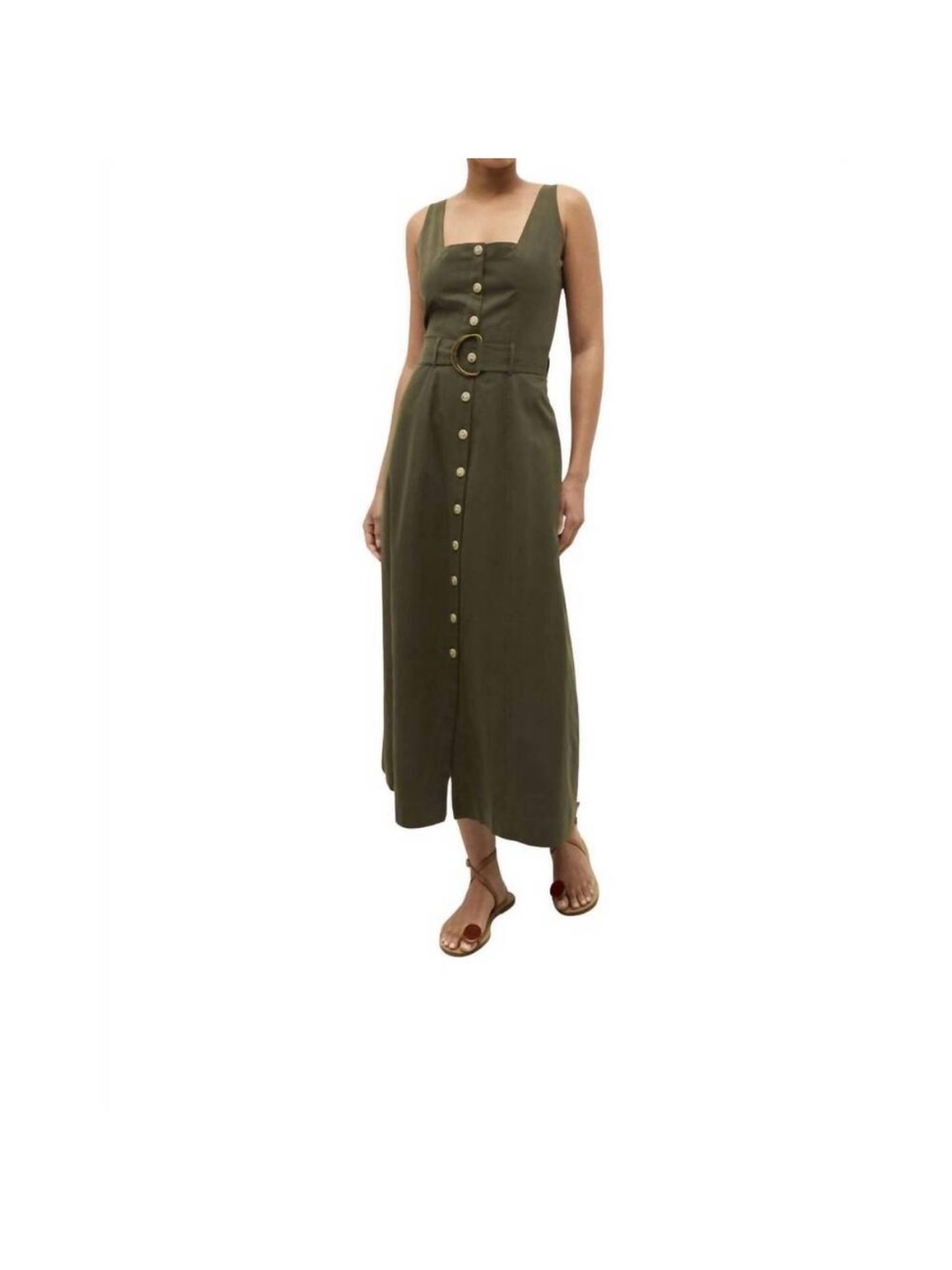 Marie Oliver Whitner Midi Dress in Rosin, size 6
